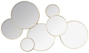 Καθρέπτης Haloring μέταλλο χρυσό 61x2.5x36.5εκ 61x2.5x36.5 εκ.