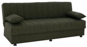 ΚΑΝΑΠΕΣ ΚΡΕΒΑΤΙ ANDRI ΤΡΙΘΕΣΙΟΣ DARK OLIVE HM3239.05 180x72x77 εκ.