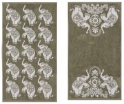 Πετσέτες Προσώπου (Σετ 2τμχ) Kentia Versus Zaria 21 550gsm