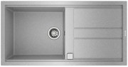 TEKA NOVA 60 L TG 1B 1D Ένθετος Γρανιτένιος νεροχύτης Stone Grey Μ100xΠ51εκ