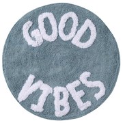 ΣΤΡΟΓΓΥΛΟ ΧΑΛΑΚΙ ΜΠΑΝΙΟΥ Δ60cm DAS HOME - BATHMATS 0680