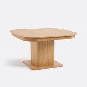 Επεκτεινόμενο τραπέζι με επένδυση δρυός για 4 έως 12 άτομα Tomas