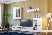 Σύνθετο Σαλονιού DANU Nimphea Alba - Λευκό Μ276xΒ45.5xΥ222,5εκ.