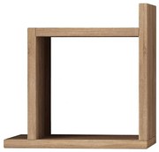 Ράφι τοίχου "GLORIA" σε χρώμα σονόμα 30x20x30