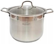 Bohmann BH 2419, 24 cm, 9 l, Γυάλινο καπάκι, Επαγωγή, Inox