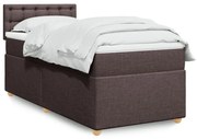 ΚΡΕΒΑΤΙ BOXSPRING ΜΕ ΣΤΡΩΜΑ ΣΚΟΥΡΟ ΚΑΦΕ 90X200 ΕΚ. ΥΦΑΣΜΑΤΙΝΟ 3286580