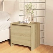 vidaXL Κομοδίνο Sonoma Δρυς 45x34x44,5 εκ. από Επεξεργασμένο Ξύλο