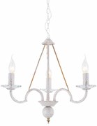 Φωτιστικό Οροφής Τρίφωτο Aca Geisha DL9363PWG White/Antique Gold