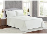 Σετ σεντόνια Βαμβακοσατέν Υπέρδιπλα 245x270 Monaco White 000000002455