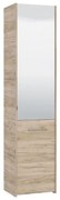 Παπουτσοθήκη Menorca 1K OG Γκρί Δρύς 46,5x37,5x199 εκ. 46.5x37.5x199 εκ.