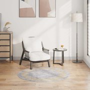 vidaXL Χαλί Πλενόμενο Αντιολισθητικό Γκρι Ø 120 εκ.