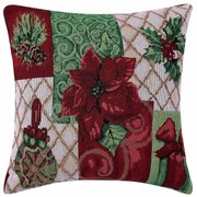 Χριστουγεννιάτικη Μαξιλαροθήκη (45x45) Silk Fashion W351-007
