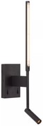 Φωτιστικό Επίτοιχο Lucide 68210-09-30 FINAN Μαύρο Ματ (Black Mat)|Λευκό (White) 2700 K