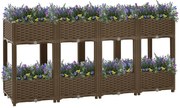 vidaXL Ζαρντινιέρα 160 x 40 x 71 εκ. από Πολυπροπυλένιο
