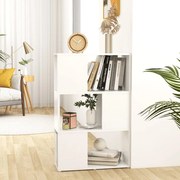 vidaXL Βιβλιοθήκη/Διαχωριστικό Χώρου Λευκό 60x24x94 εκ. Μοριοσανίδα
