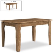 Τραπέζι Marlon Megapap επεκτεινόμενο χρώμα καρυδί 140+40x80x76εκ.