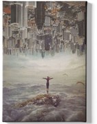 Πίνακας Καμβάς 529TCR1533 70x100cm Multi Wallity Κάθετοι Ξύλο, Καμβάς