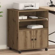 vidaXL Σταντ Εκτυπωτή Artisan Oak 60 x 48 x 74 εκ. Επεξεργασμένο ξύλο