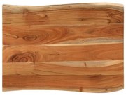 vidaXL Επιφάνεια Τραπεζιού Ορθογώνια 90x60x3,8 εκ. Μασίφ Ξύλο Ακακίας