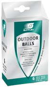 Sunflex Μπαλάκια Ping Pong Εξωτερικού Χώρου PVC 6 Τεμάχια (42720)