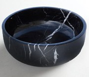 Μαρμάρινος νιπτήρας Fossil -Mauro-Διάμετρος 39 εκ.