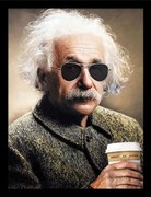 Κορνιζαρισμένη αφίσα Ada Ingram - E=Mcoffee