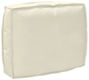 vidaXL Μαξιλάρι παλέτας για πλάτη Κρεμ 50 x 40 x 12 cm Ύφασμα Oxford