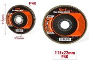 KMT Δίσκος Λείανσης P40 115x22mm- Sanding Disc