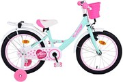 Ashley 18 Inch 25 cm Girls Coaster Brake Mint GreenWhiteVolare