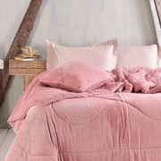 Μαξιλαροθήκη Διακοσμητική Alvaro Pink Ρυθμός 50Χ50 Jacquard
