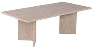 Τραπέζι Σαλονιού Sabin 909NRD1116 119x60x40cm Travertine Beige