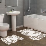 Πατάκια Μπάνιου 210Fg41515Bj (Σετ 2τμχ) Beige L'Εssentiel Maison 60x100cm 60x100cm Πολυέστερ