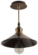 Φωτιστικό Οροφής - Πλαφονιέρα Berceste 525NOR1299 Φ24x31cm 1xE27 40W Gold Opviq