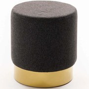 Σκαμπό Bodrum 825BLC5120 Φ40x40cm Dark Grey