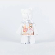 Πετσέτα Αρκουδάκι Princesa - 50 x 90 cm - Λευκό - Borea
