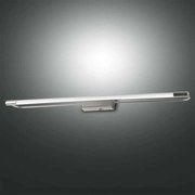 Φωτιστικό Τοίχου Led Rapallo 3552-26-138 Chrome Fabas Luce Μέταλλο, Μεθακρυλικό