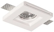 Σποτ Γύψινο Χωνευτό Γυψοσανίδας 10x10x4,5cm 1xGU10 Sun Light 11001-C1 SQ10