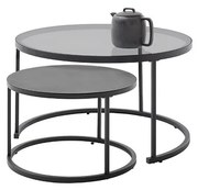 Bali Καρεκλα Relax Μαύρη + Υποπόδιο 83x86x102 cm