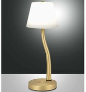 Φωτιστικό Επιτραπέζιο Ibla 3703-30-119 Φ12x32,5cm Dim Led 750lm 9W Brass Fabas Luce