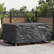 vidaXL Κάλυμμα επίπλων εξωτερικού χώρου Μαύρο 240 x 160 x 100 εκ. 600D