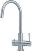 Franke Eos Triflow inox Αναμεικτική μπαταρία διπλής ροής 54mm