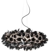 Φωτιστικό Οροφής Clizia Large Mama Non Mama 78cm E27 4x12W Black - Black Wire Slamp Cristalflex