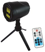 OUTDOOR CHRISTMAS LASER WITH 8 PATTERNS, DAY-NIGHT SENSOR, RF REMOTE,SPIKE,TRIPOD1M CABLE ACA NOEL