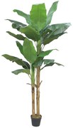BANANA ΤΕΧΝΗΤΟ ΦΥΤΟ ΣΕ ΓΛΑΣΤΡΑ PEVA ΠΡΑΣΙΝΟ H220cm - 032202