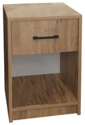 Κομοδίνο Ponil pakoworld oak μελαμίνης 41x41x54.5εκ