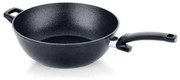 Τηγάνι Wok Αντικολλητικό Adamant 100-800-32-100/0 Φ32cm Black Fissler 32cm Αλουμίνιο