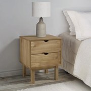 vidaXL Κομοδίνο OTTA 46 x 39,5 x 57 εκ. από Μασίφ Ξύλο Πεύκου