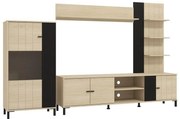 Σύνθετο σαλονιού CAMARGUE Artisan Port Oak - Black Oak 263x40x167 εκ. 263x40x167 εκ.