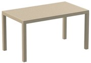 ARES ΤΡΑΠΕΖΙ 140Χ80Χ75εκ. DOVE GREY ΠΟΛ/ΝΙΟΥ