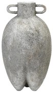 Βάζο γκρί κεραμικό 21,2Χ21,2Χ37cm